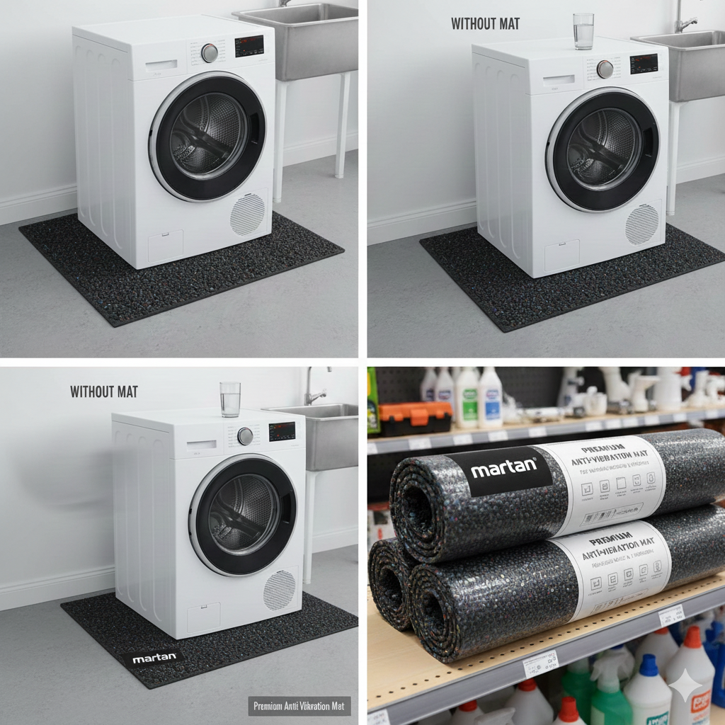 Premium Antivibrationsmatte 60x60 cm – Bild 3